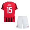 Maillot de Supporter AC Milan Jovic 15 Domicile 2024-25 Pour Enfant